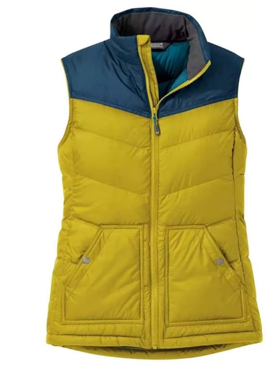 Outdoor Research Jackets & Blazers - Outdoor Research Puffer Vest in Mustard and Teal